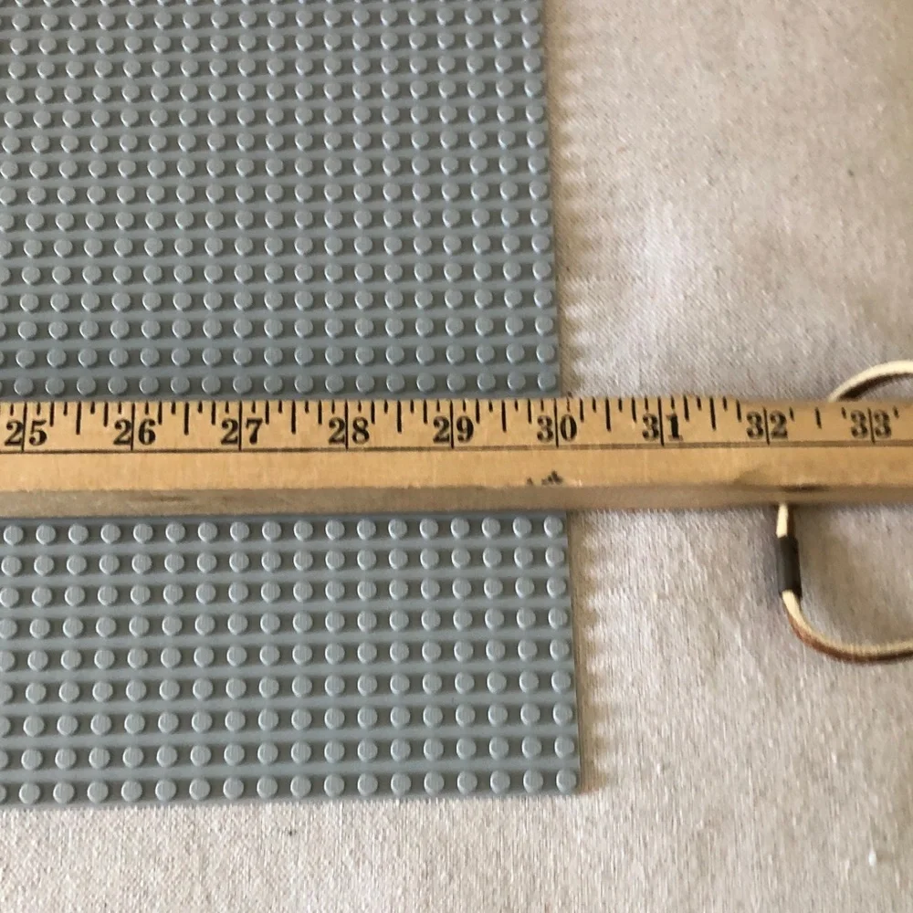 LEGO CLASSIC: 10701 Gray Baseplate 15” x 15” 1 New 1 Used Please Read